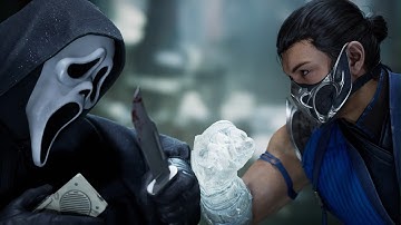 Mortal Kombat 1 - Ghostface vs Sub-Zero | All Intro/Interaction Dialogues