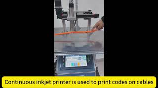 MISJET 9100 continuous inkjet printer for cable printing