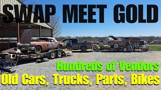 Searching a HUGE Local Nebraska Swap Meet for Hidden Gems | Dolloff Antiques Garage