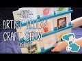 DIY Artist Alley or Craft Show Display Shelf