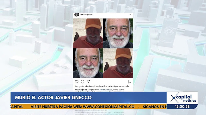La televisión colombiana está de luto: murió el actor Javier Gnecco