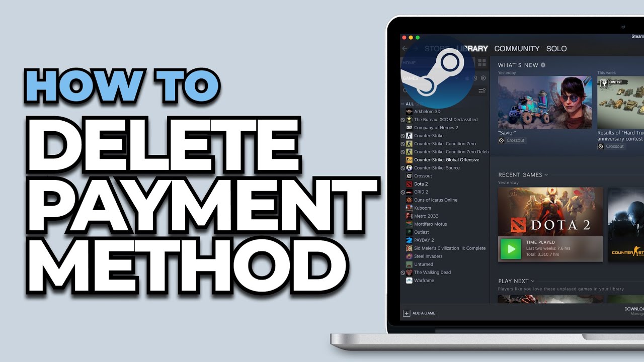 How To Delete Payment Method On Steam YouTube How To Delete Payment Method On Steam YouTube