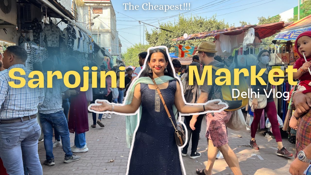 Sarojini Market  Delhi Vlog  Earring for just 30 rs  Cheapest market  Malavika Krishnadas