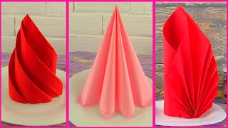 :     ! 3   ! Salfetka bezekleri origami