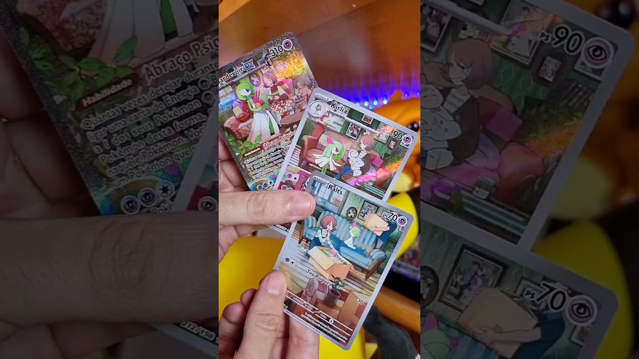 CARTAS POKÉMON QUE SE COMPLETAM, COLEÇÃO RALTS KIRLIA E GARDEVOIR #capitaohunter #cartaspokemon