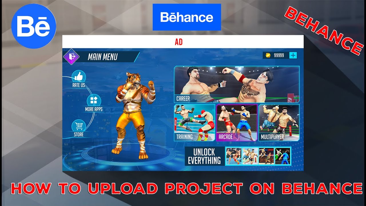 How to upload project on Behance - YouTube