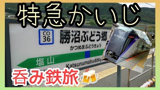 特急かいじ号で呑み鉄旅