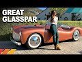 Great glasspar desoto hemipowered 1953 glasspar g2 fiberglassbodied roadster  ep27