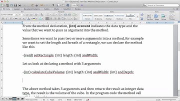 Objective C Tutorials   52   Interface Methods Declarations Continued