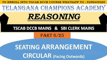 TGCAB DCCB Reasoning Crash Course_Part 6 #reasoning #trending  #dccb #sbimains #viral #crashcourse