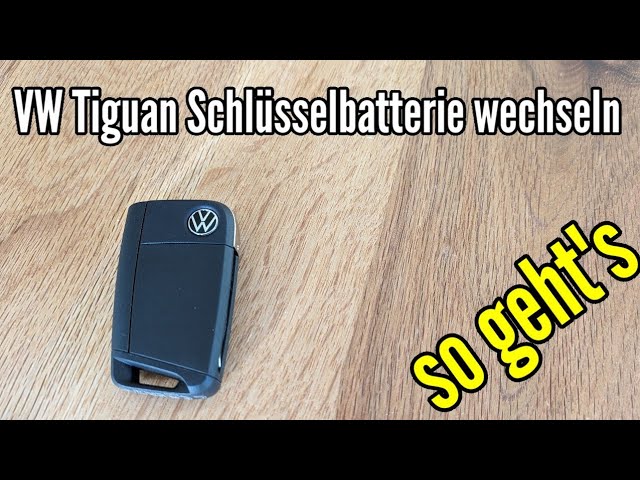 VW Golf 8 Schlüsselbatterie wechseln