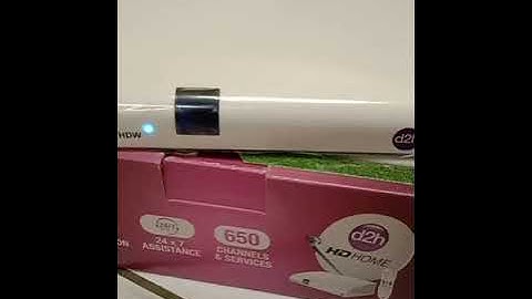 Videocon d2h RF Remote Pairing (v7000HDW) English