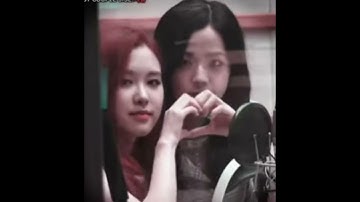 chaesoo=perceft! #blackpink #rosé #jisoo #chaesoo