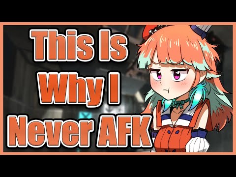 Why Kiara never wants to go AFK while streaming [PORTAL 2] [Hololive]