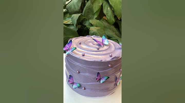 Torta de mariposas un piso