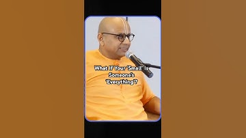 Feel Too Small to Make a Difference? Watch This Story #gaurgopaldas #workhard #lifelessons #shorts