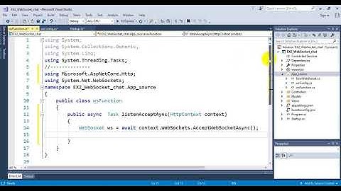 آموزش برنامه نویسی(Programming) WebSocket(وب سوکت) چت دوطرفه با دوستان در Asp.net Core