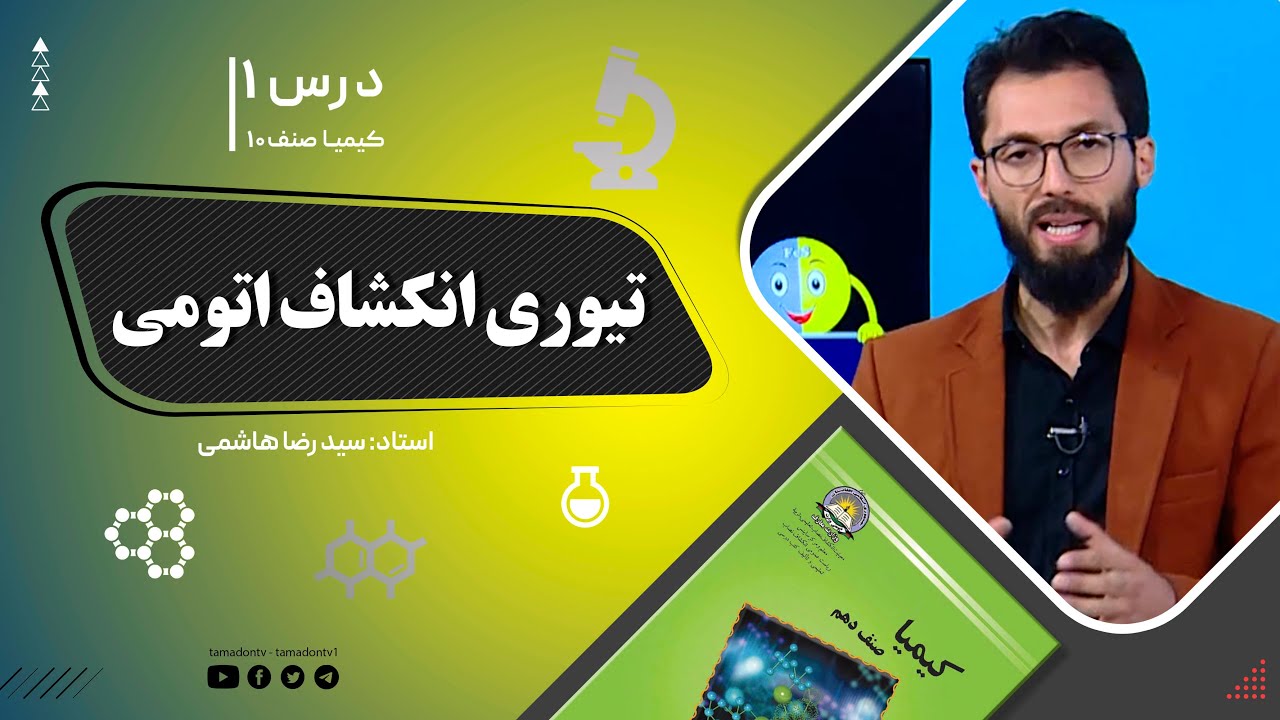 کیمیا صنف دهم–جلسه یکم- موضوع : تیوری انکشاف اتومی