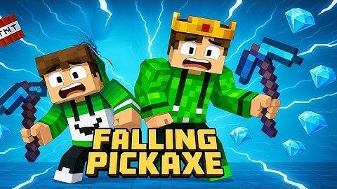 Falling Pickaxe live #shorts #minecraft #live