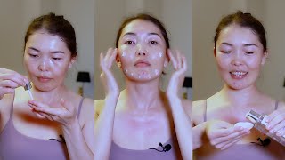 Morning SELFMASSAGE of the face, neck and decollete in 10 MINUTES with Aigerim Zhumadilova