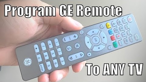 Program GE Universal Remote to Any TV (Samsung, LG, Vizio, Hisense, Sony, and More)