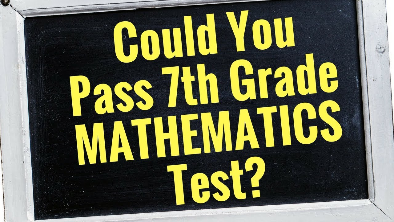 MATH Quiz: Are You Smarter than 7th grader? | Can You Pass 7th Grade