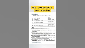 jkp constable update today | jkp constable update  || jkssb jkp update #jkssb #jkpconstablejobs