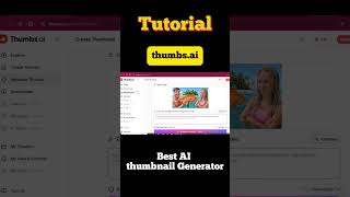 How I make professional thumbnails in seconds #ai #tutorial #shorts #shortsfeed
