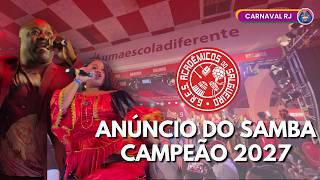 SALGUEIRO 2027 | MOMENTO DO ANÚNCIO DO SAMBA CAMPEÃO 
