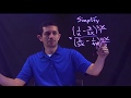Simplifying Complex Fractions