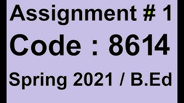 AIOU Solved Assignment No 1 Code 8614 Spring 2021 | Baloch Academy