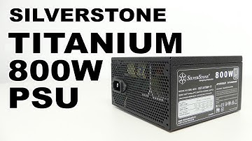 SilverStone ST80F-TI Strider Titanium 800W Power Supply Review