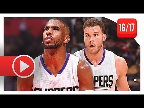 Chris Paul & Blake Griffin Full Highlights vs Blazers (2016.12.12) - 47 Pts Total, CLUTCH!