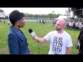 Matthew Santoro speaks with Gertrude Mutharika at Global Citizen 2015 Earth Day