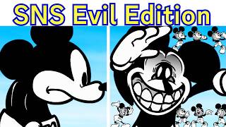 FNF Mouse.avi BUT EVIL + DANCING + CUTSCENE (SATURDAY MORNING ALIVE) SNS EVIL EDITION
