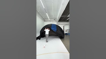 Wow! The planetarium folds itself! 😲 #fulldome #mobileplanetarium