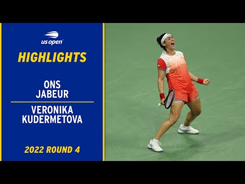 Ons Jabeur vs. Veronika Kudermetova Highlights | 2022 US Open Round 4