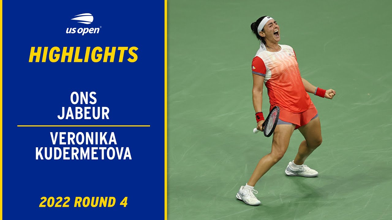 Ons Jabeur vs. Veronika Kudermetova Highlights | 2022 US Open Round 4