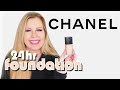 Chanel Ultra Le Teint Ultrawear Flawless Finish Foundation Review | Over 50 | Dry Skin