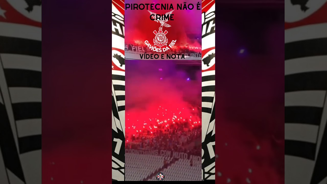 por: @gavioesoficial #pirotecnia não é #crime veja #video e #nota #gavioesdafiel a #resistencia