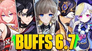 BUFFS LÉGENDAIRES... Mihoyo ont Compris ! Kit SANDRONE et 7 Persos STELLAIRES (Genshin 6.7)