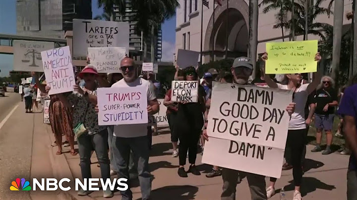 Major nationwide protests erupt against Trump admin.