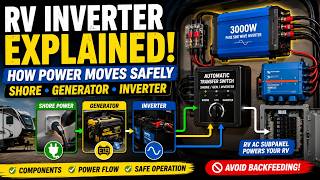 BEST PERFORMING RV INVERTER INSTALL EXPLAINED! — Power Flow & Transfer Switches Made Simple!