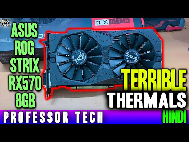 ASUS ROG STRIX RX 570 8GB How good is the cooling? - YouTube