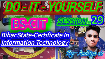 KYP Do It Yourself | KYP Session 29 | BS-CIT Session 15 | All Sessions Are Available In This Channel