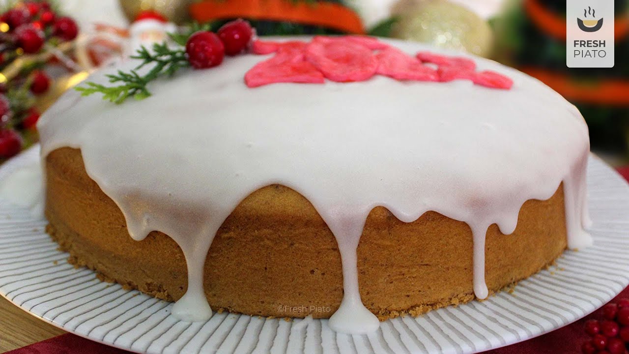 Vasilopita - Greek New Year's cake with vanilla glaze | Fresh Piato