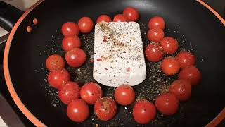 Паста с сыром Фета и помидорами. Популярный рецепт в моём варианте.