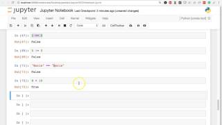 Data Analysis with Pandas and Python - 01 19 - Python Crash Course, Part 4