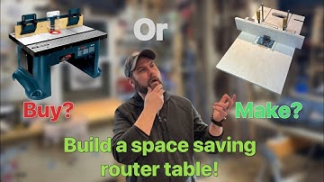Make a Simple Portable Router Table for small shops