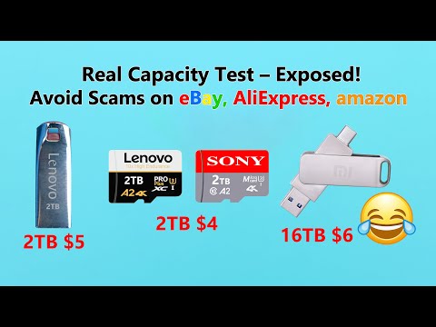 Fake USB Drives & SD Cards? How to Check Real Capacity with H2testw!